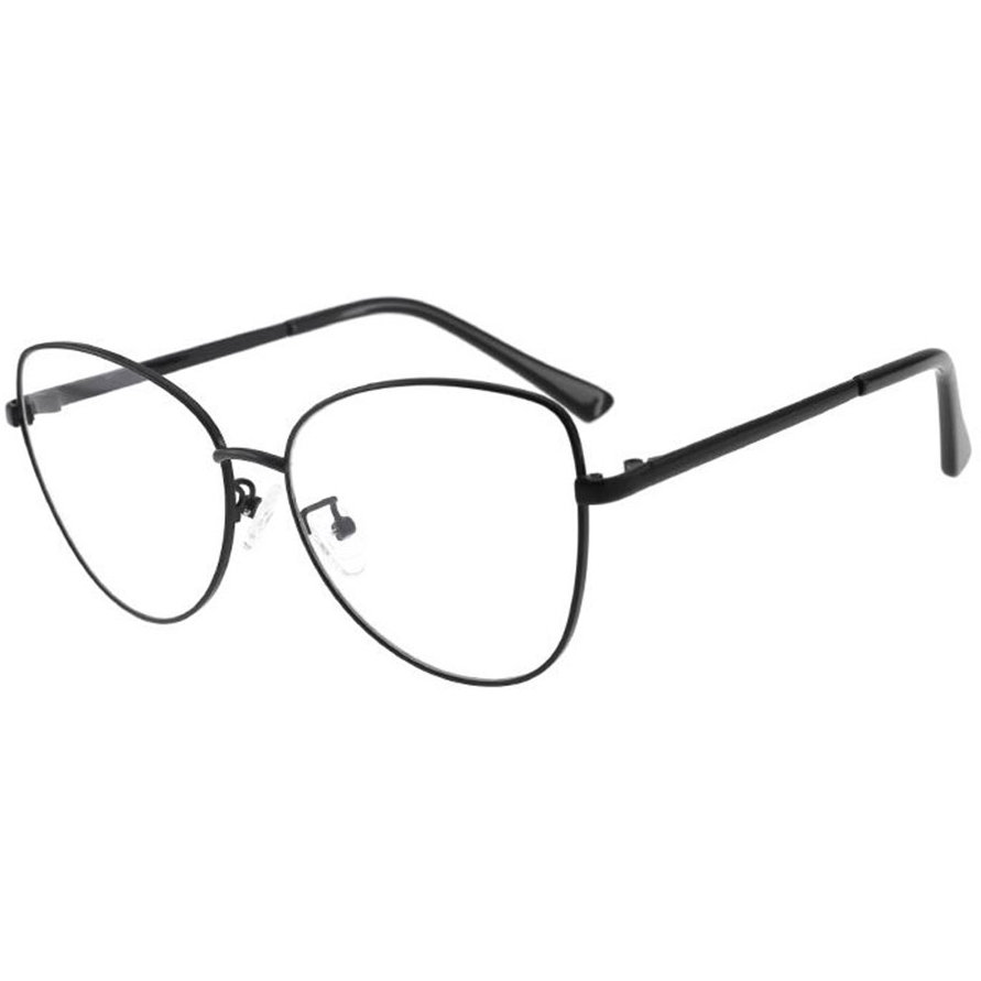 Rame ochelari de vedere dama Polarizen JS1722 C3 Negre Cat-eye originale din Metal cu comanda online