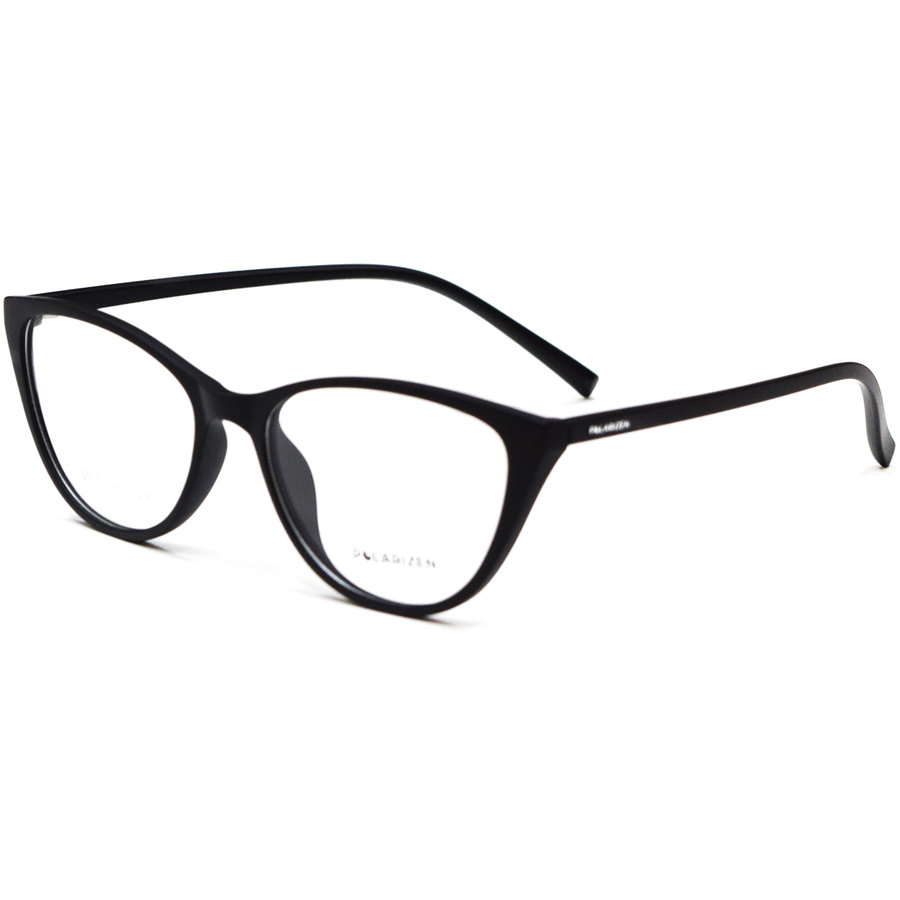 Rame ochelari de vedere dama Polarizen S1705 C4 Negre Cat-eye originale din Plastic cu comanda online