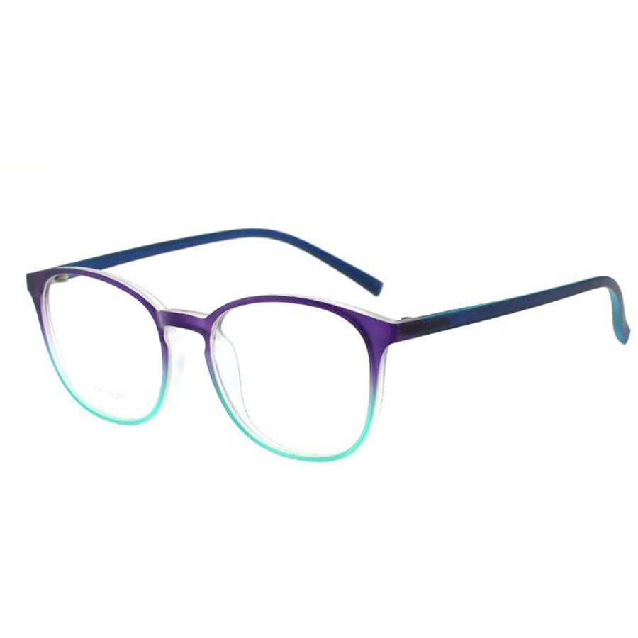 Rame ochelari de vedere dama Polarizen S1707 C1 Violet Rotunde originale din TR90 cu comanda online
