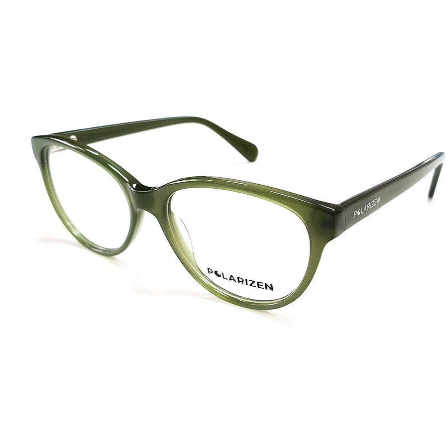 Rame ochelari de vedere dama Polarizen WD1066-C3 Verzi Ovale originale din Plastic cu comanda online