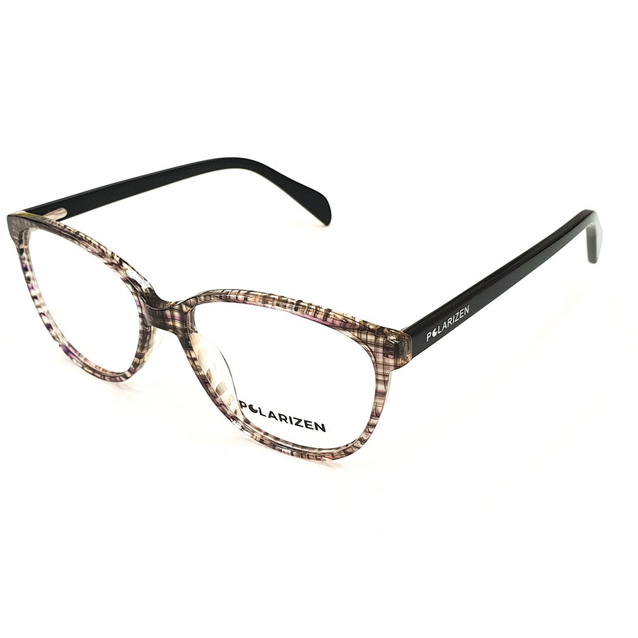 Rame ochelari de vedere dama Polarizen WD4022 C6 Maro Butterfly originale din Plastic cu comanda online