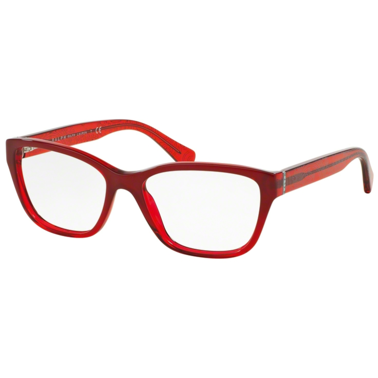 Rame ochelari de vedere dama RALPH RA7063 1428 Rosii Patrate originale din Plastic cu comanda online