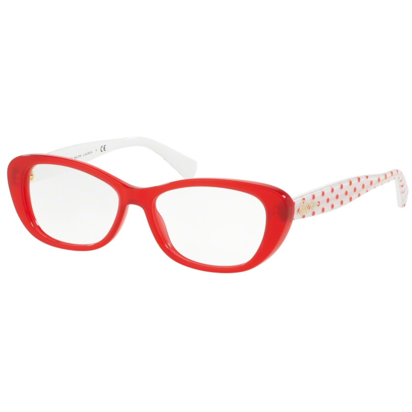 Rame ochelari de vedere dama RALPH RA7076 3161 Rosii Cat-eye originale din Plastic cu comanda online
