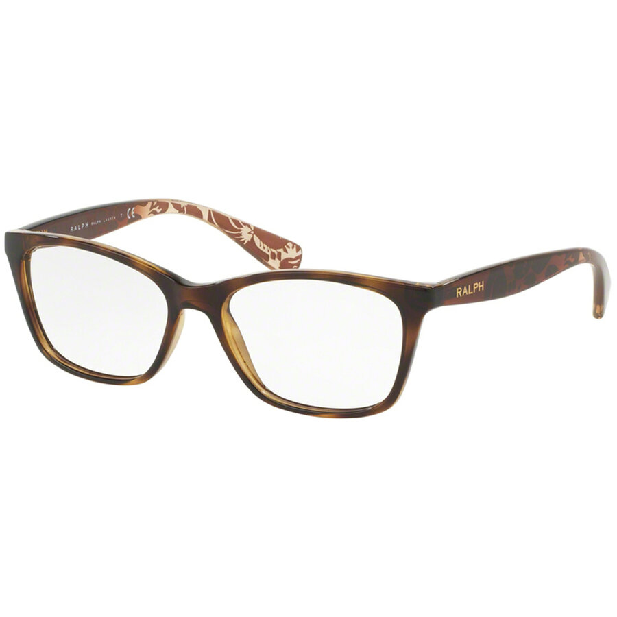 Rame ochelari de vedere dama Ralph by Ralph Lauren RA7071 502 Havana Cat-eye originale din Plastic cu comanda online
