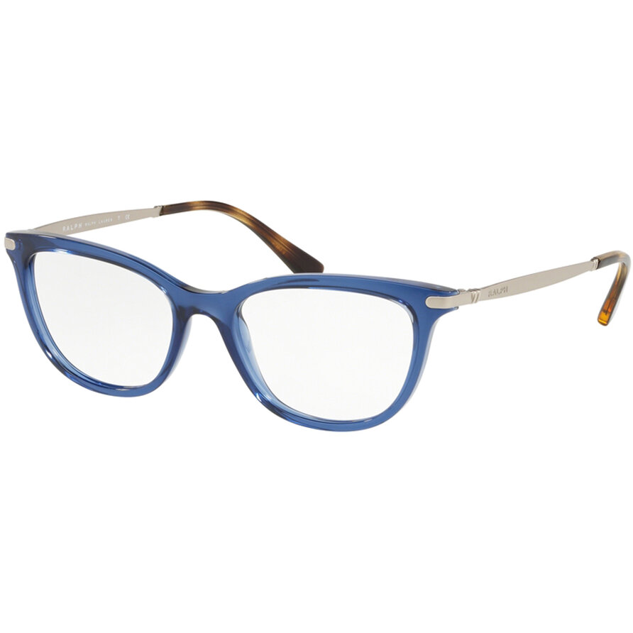 Rame ochelari de vedere dama Ralph by Ralph Lauren RA7098 5717 Albastre Cat-eye originale din Plastic cu comanda online