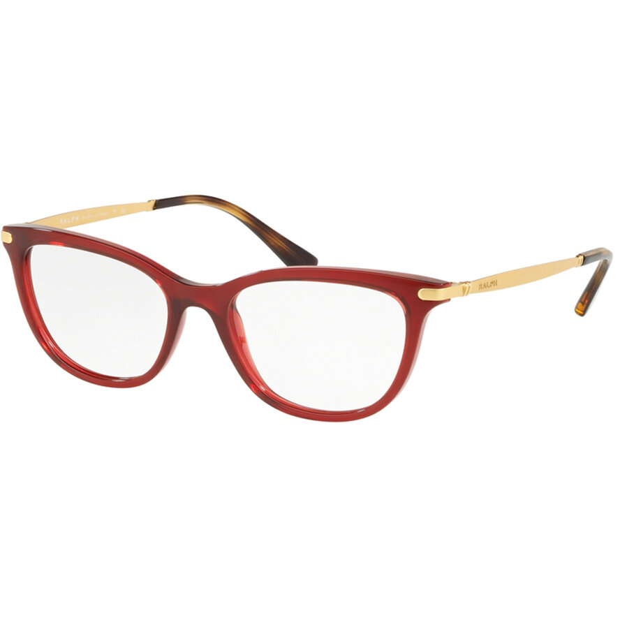 Rame ochelari de vedere dama Ralph by Ralph Lauren RA7098 5718 Rosii Cat-eye originale din Plastic cu comanda online