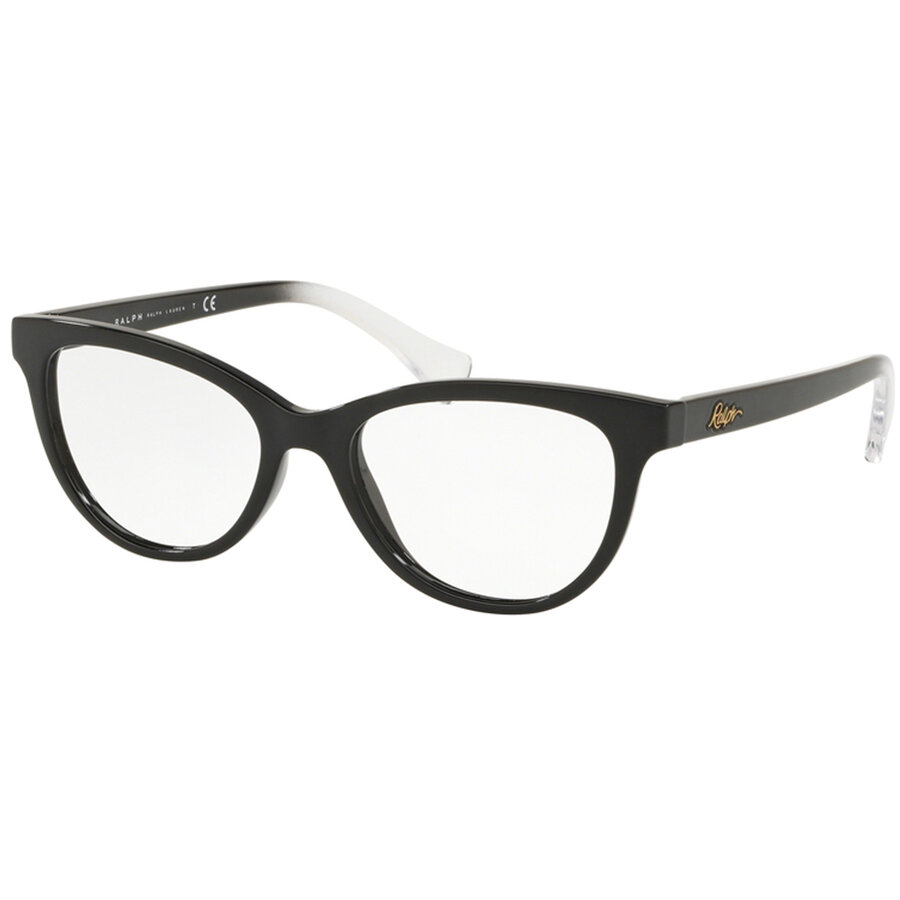 Rame ochelari de vedere dama Ralph by Ralph Lauren RA7102 5001 Negre Cat-eye originale din Plastic cu comanda online