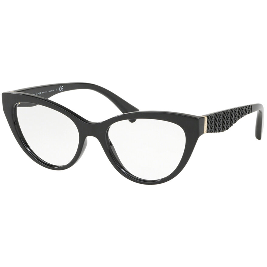 Rame ochelari de vedere dama Ralph by Ralph Lauren RA7106 5001 Negre Cat-eye originale din Plastic cu comanda online