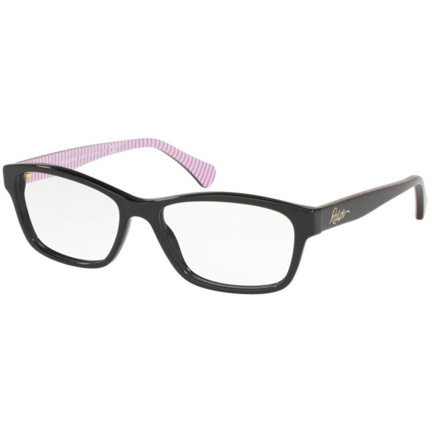 Rame ochelari de vedere dama Ralph by Ralph Lauren RA7108 5001 Negre Rectangulare originale din Plastic cu comanda online