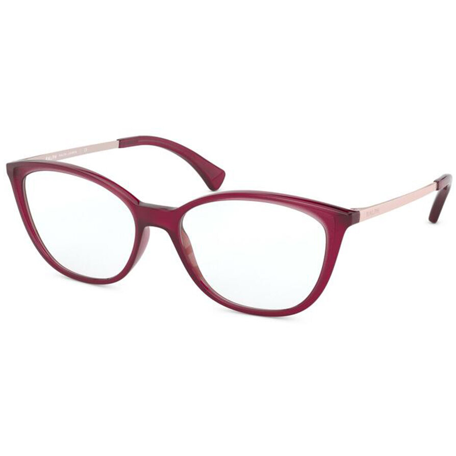 Rame ochelari de vedere dama Ralph by Ralph Lauren RA7114 5800 Rosii Cat-eye originale din Plastic cu comanda online