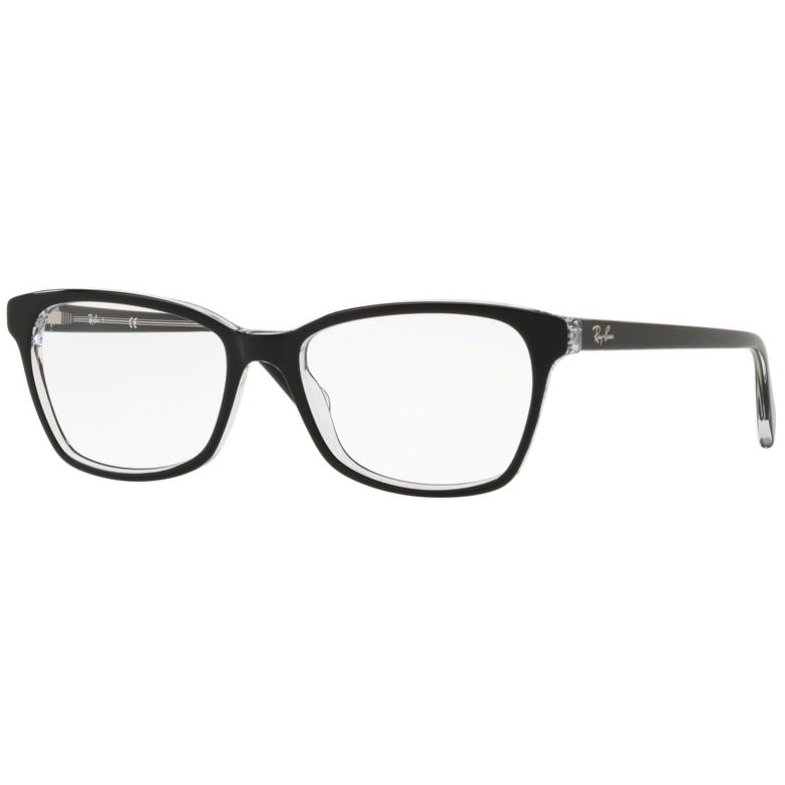 Rame ochelari de vedere dama Ray-Ban RX5362 2034 Rectangulare Negre originale din Plastic cu comanda online