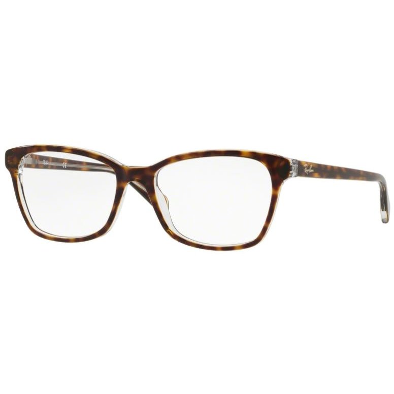 Rame ochelari de vedere dama Ray-Ban RX5362 5082 Rectangulare Havana originale din Plastic cu comanda online