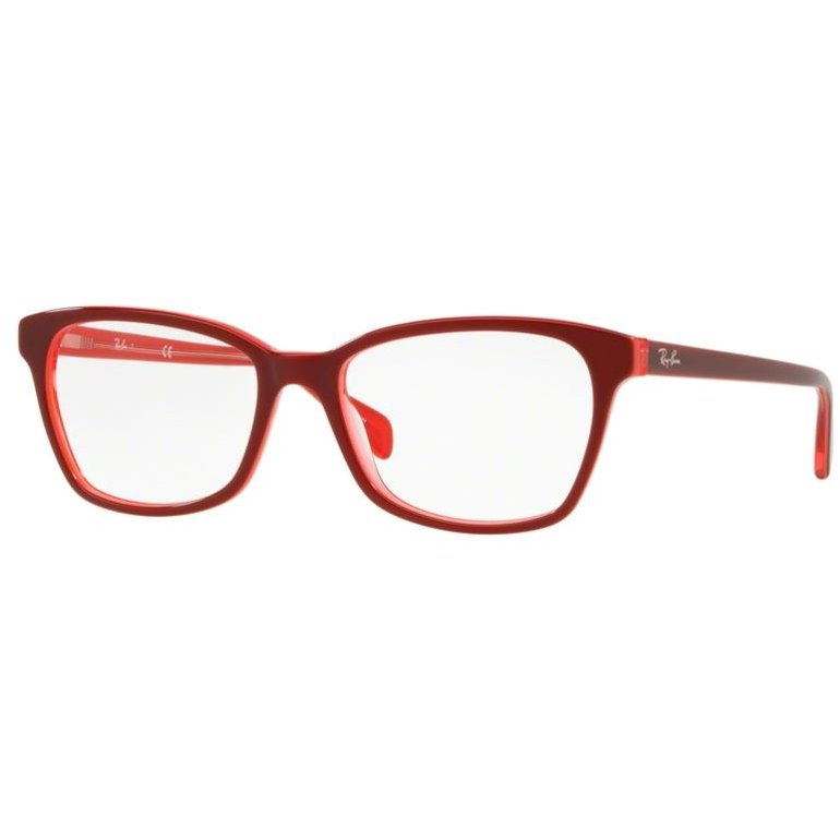 Rame ochelari de vedere dama Ray-Ban RX5362 5777 Rectangulare Rosii originale din Plastic cu comanda online