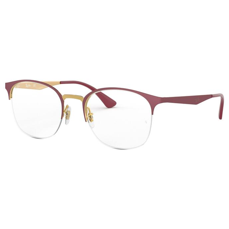 Rame ochelari de vedere dama Ray-Ban RX6422 3007 Rotunde Visinii originale din Metal cu comanda online
