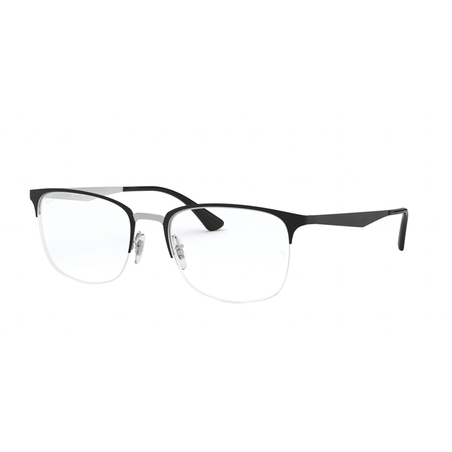 Rame ochelari de vedere dama Ray-Ban RX6433 2997 Patrate Negre originale din Metal cu comanda online