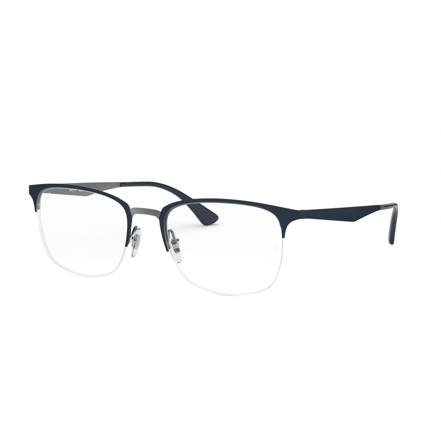 Rame ochelari de vedere dama Ray-Ban RX6433 3041 Patrate Albastre originale din Metal cu comanda online