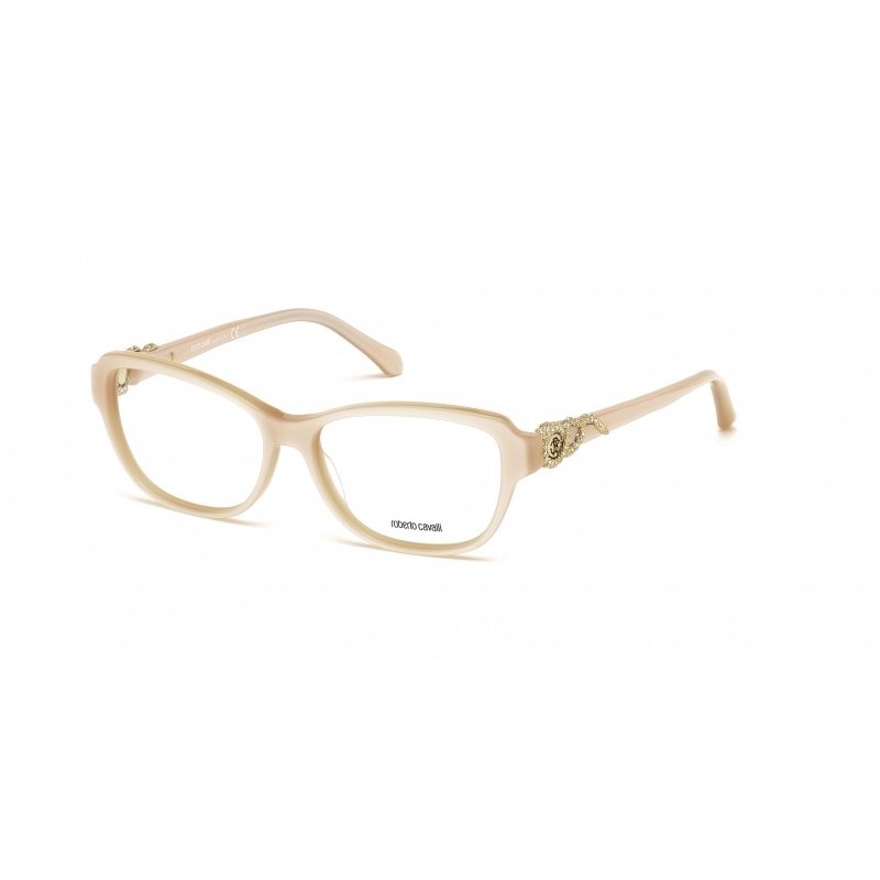 Rame ochelari de vedere dama Roberto Cavalli RC0966 057 Rectangulare Bej originale din Plastic cu comanda online