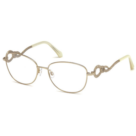 Rame ochelari de vedere dama Roberto Cavalli RC5004 028 Rectangulare Aurii originale din Metal cu comanda online