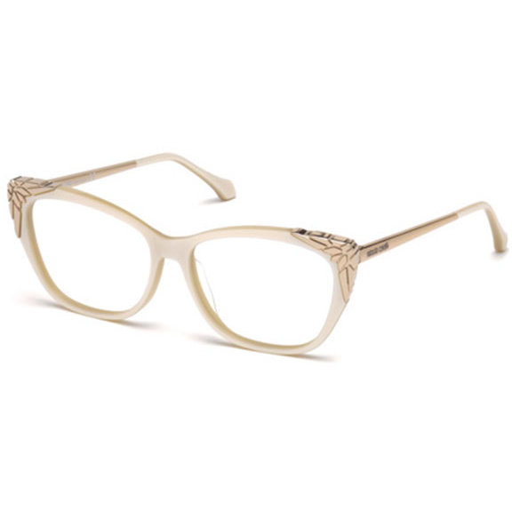 Rame ochelari de vedere dama Roberto Cavalli RC5008 025 Cat-eye Bej originale din Plastic cu comanda online
