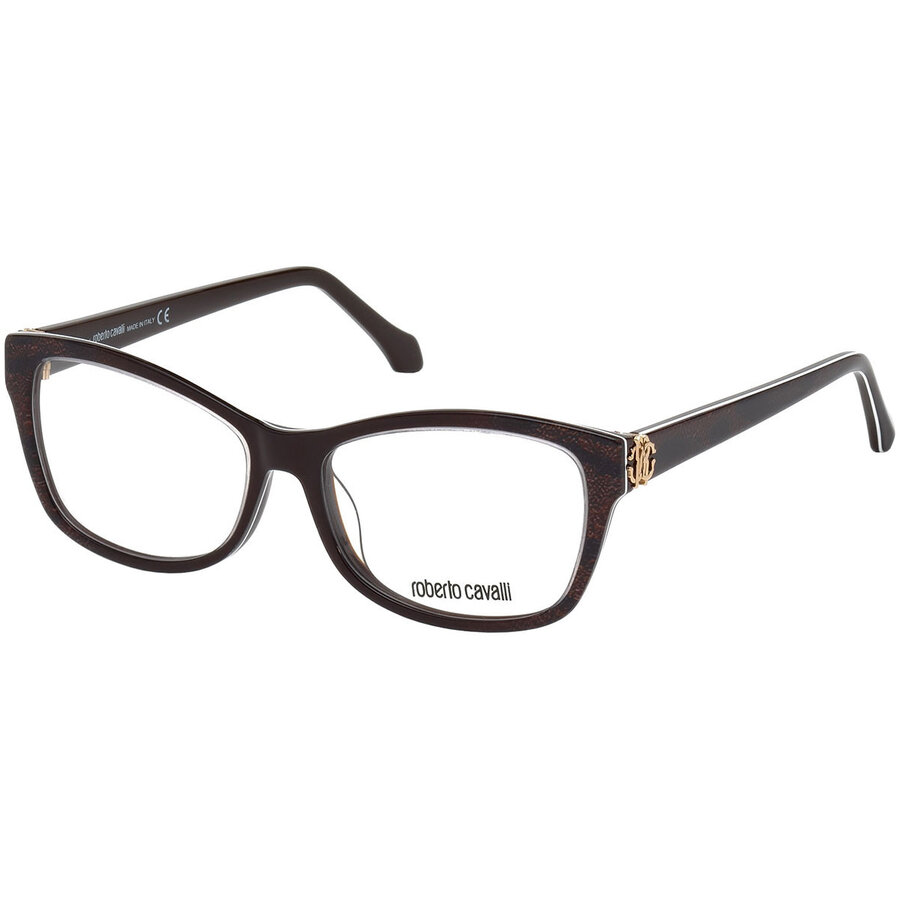 Rame ochelari de vedere dama Roberto Cavalli RC5013 050 Cat-eye Maro originale din Plastic cu comanda online