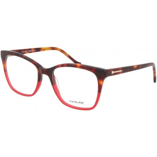 Rame ochelari de vedere dama SOVER SO5130-54-DM-RED Rosii Cat-eye originale din Plastic cu comanda online