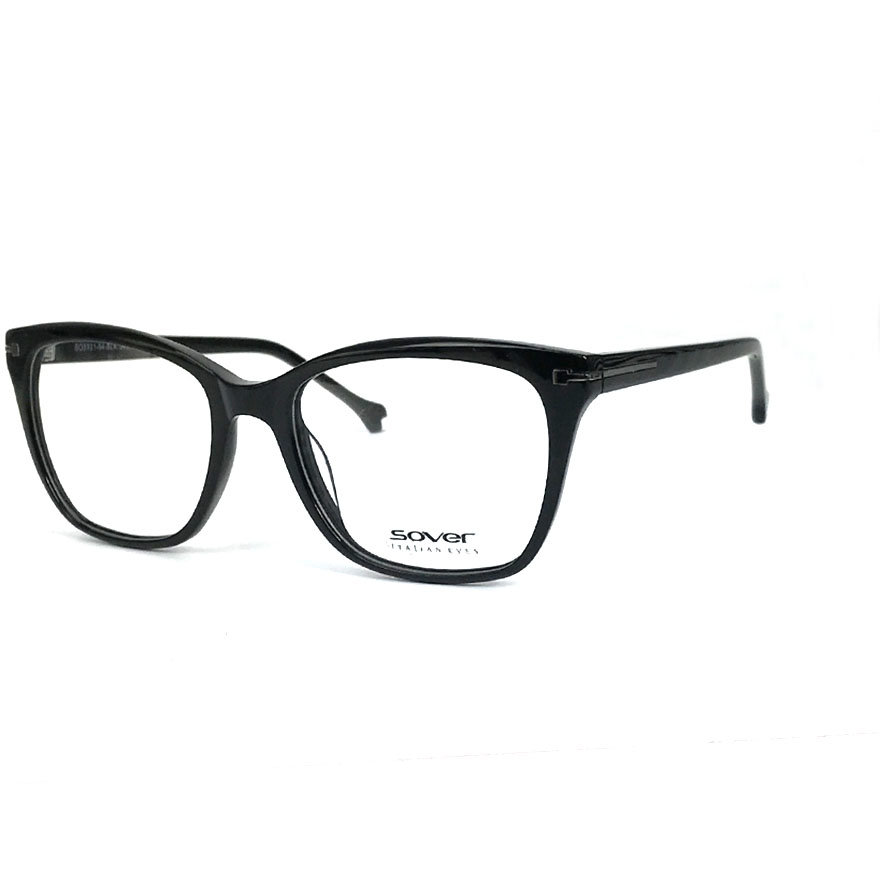 Rame ochelari de vedere dama SOVER SO5131-54-BLK Negre Rectangulare originale din Plastic cu comanda online