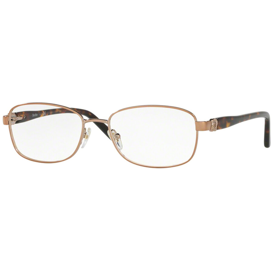 Rame ochelari de vedere dama Sferoflex SF2570 488 Bronz Rectangulare originale din Metal cu comanda online