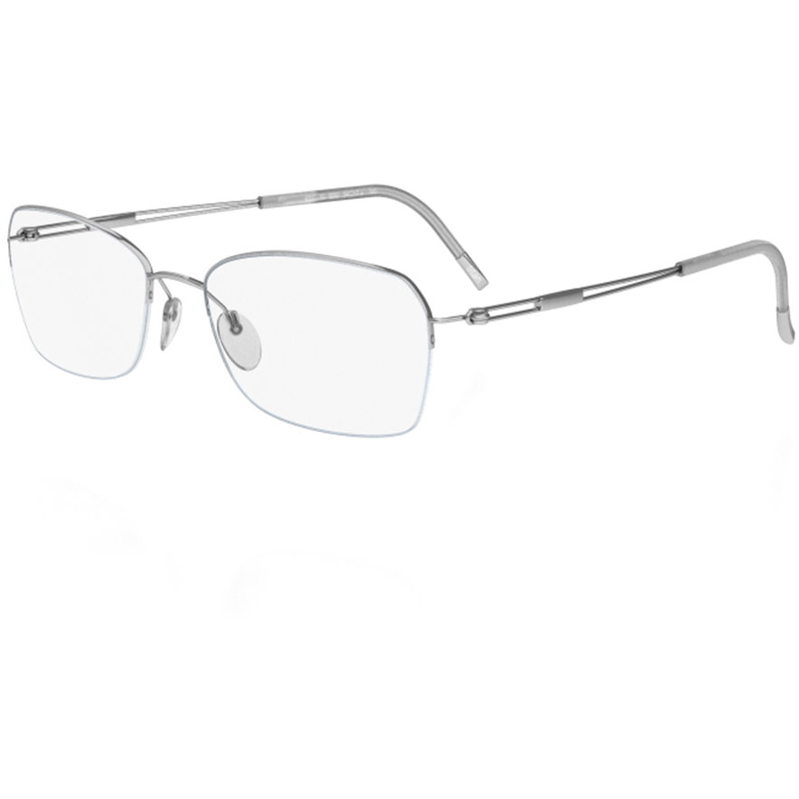 Rame ochelari de vedere dama Silhouette 4337/10 6050 Rectangulare Argintii originale din Metal cu comanda online