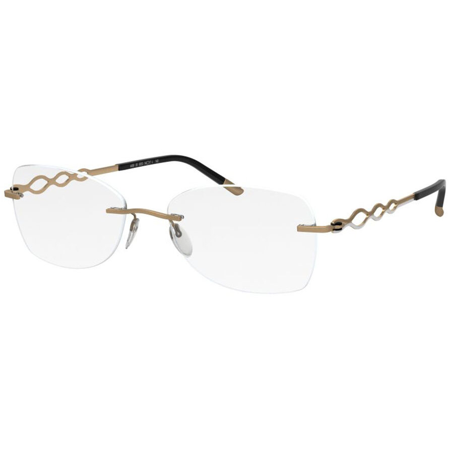 Rame ochelari de vedere dama Silhouette 4456/80 6053 Ovale Aurii originale din Metal cu comanda online