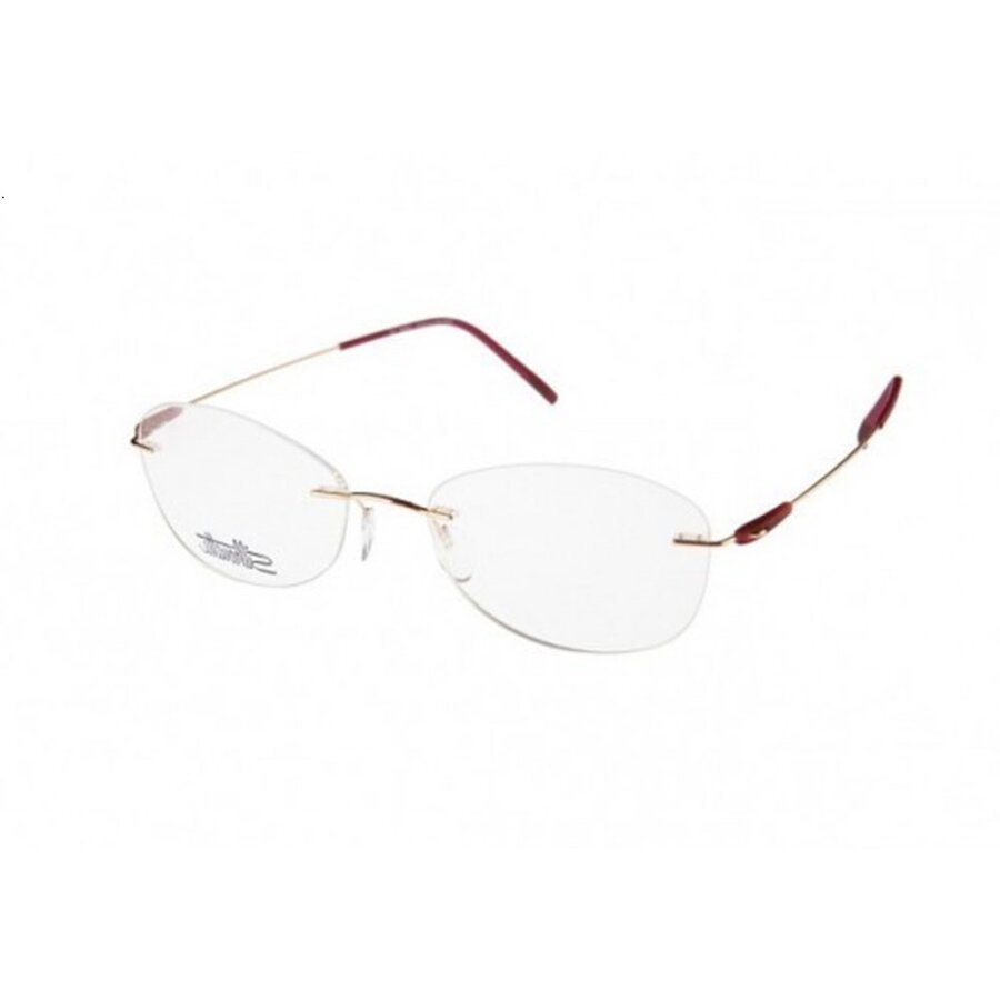 Rame ochelari de vedere dama Silhouette 5500/BA 3530 Ovale Aurii originale din Metal cu comanda online