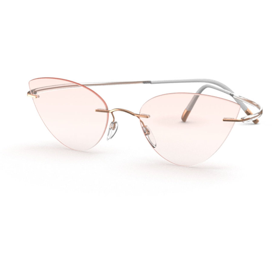 Rame ochelari de vedere dama Silhouette 5523/GT 3535 Cat-eye Aurii originale din Metal cu comanda online
