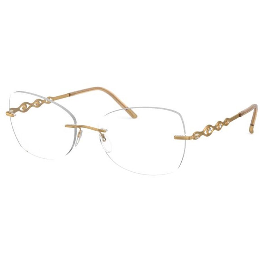 Rame ochelari de vedere dama Silhouette 5526/GK 7580 Cat-eye Aurii originale din Placat cu comanda online