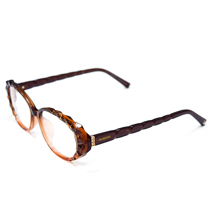 Rame ochelari de vedere dama Swarovski SK4073 047 Ovale Maro originale din Acetat cu comanda online