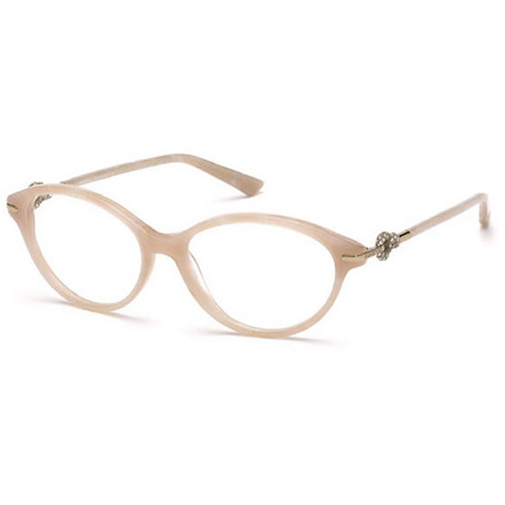 Rame ochelari de vedere dama Swarovski SK5052 074 Ovale Bej originale din Plastic cu comanda online