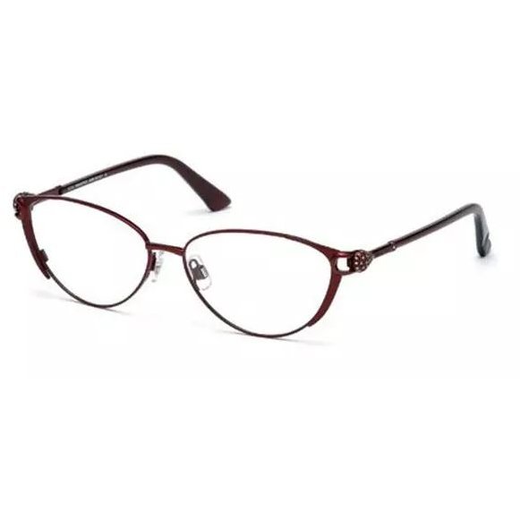 Rame ochelari de vedere dama Swarovski SK5079 069 Cat-eye Rosii originale din Metal cu comanda online