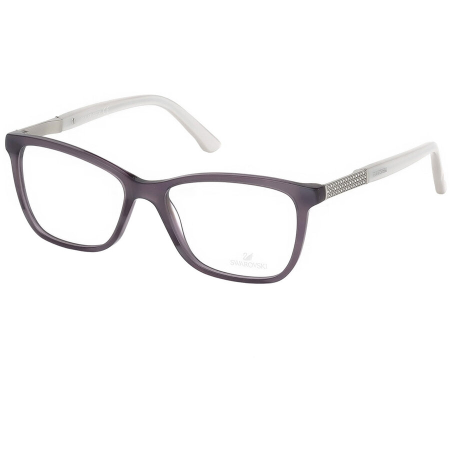 Rame ochelari de vedere dama Swarovski SK5117 081 Rectangulare Violet originale din Plastic cu comanda online
