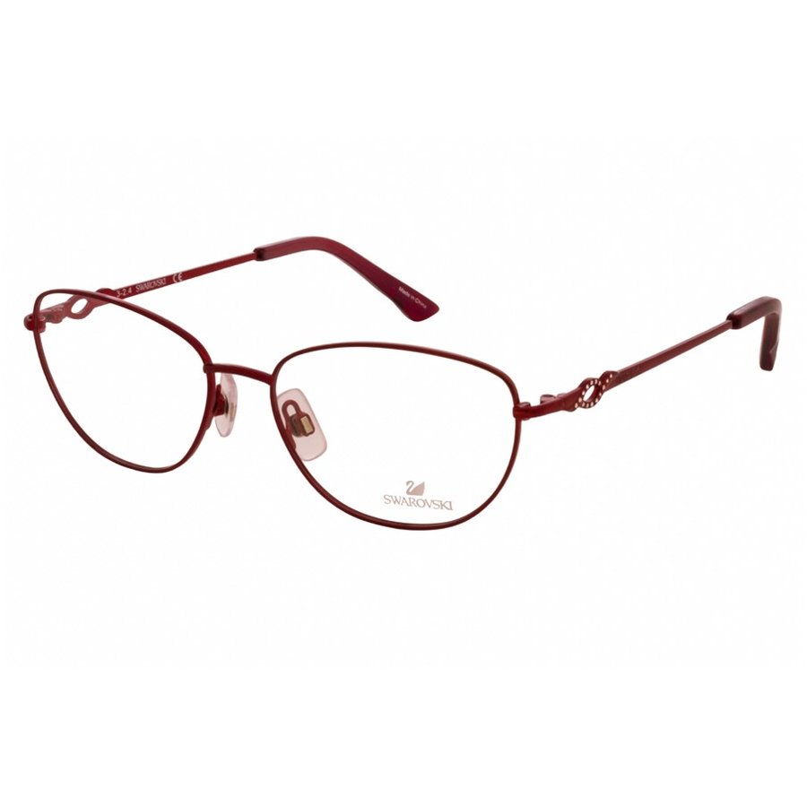 Rame ochelari de vedere dama Swarovski SK5149 066 Rosii Ovale originale din Metal cu comanda online