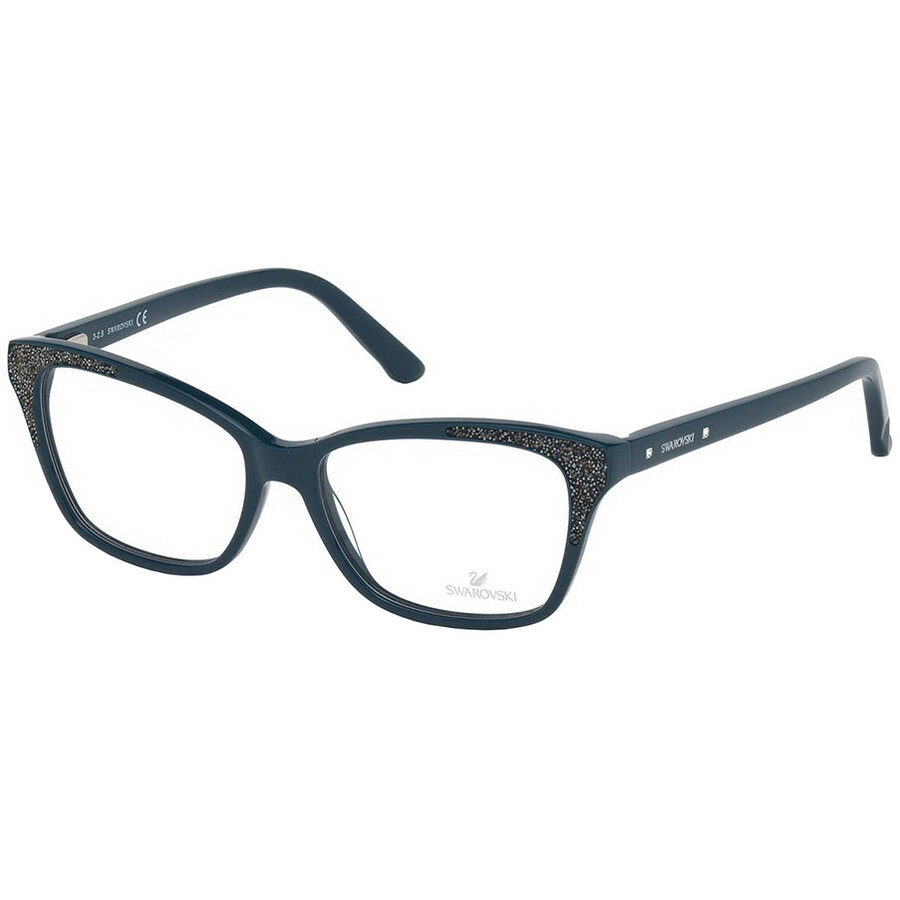 Rame ochelari de vedere dama Swarovski SK5175 096 Cat-eye Verzi originale din Plastic cu comanda online