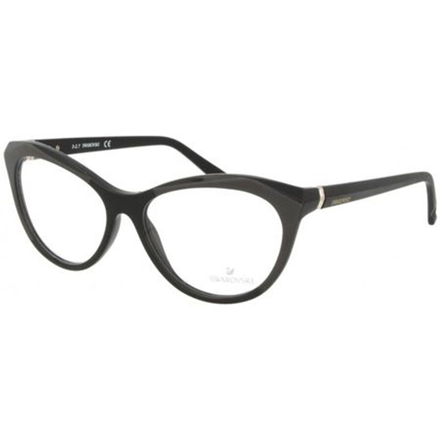 Rame ochelari de vedere dama Swarovski SK5192-F 001 Negre Cat-eye originale din Plastic cu comanda online