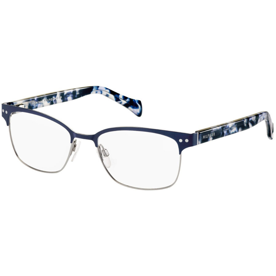 Rame ochelari de vedere dama TOMMY HILFIGER TH 1306 VJD Browline Albastre originale din Metal cu comanda online