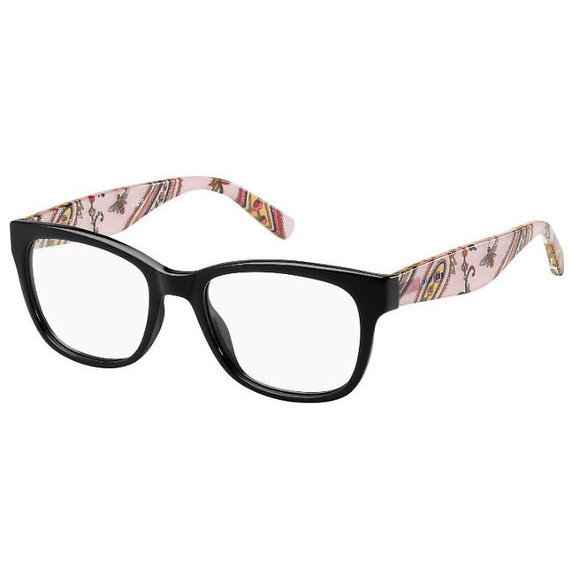 Rame ochelari de vedere dama TOMMY HILFIGER TH 1498 807 Negre Rectangulare originale din Plastic cu comanda online