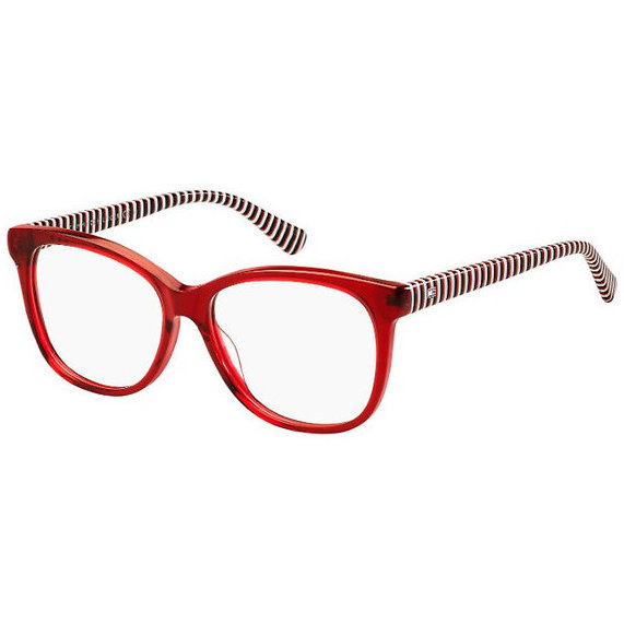 Rame ochelari de vedere dama TOMMY HILFIGER TH 1530 C9A Rosii Rectangulare originale din Plastic cu comanda online