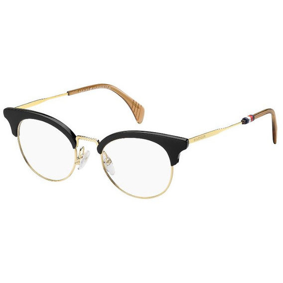 Rame ochelari de vedere dama TOMMY HILFIGER TH 1540 807 Cat-eye Negre originale din Metal cu comanda online