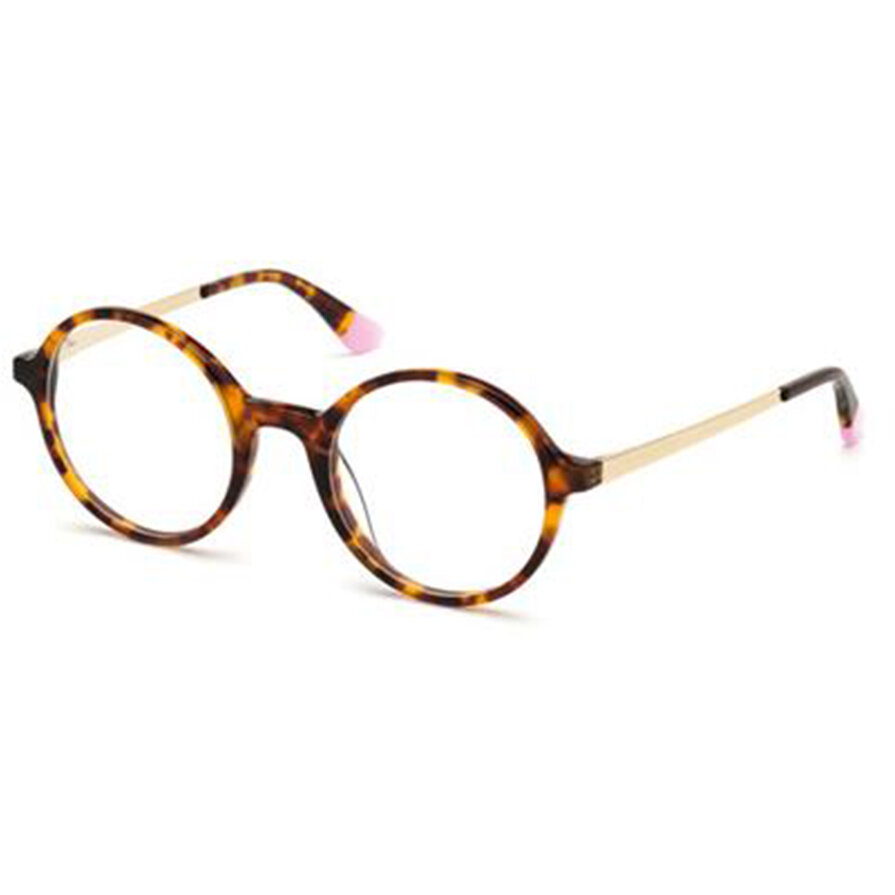 Rame ochelari de vedere dama Victoria’s Secret VS5005 053 Havana Rotunde originale din Plastic cu comanda online