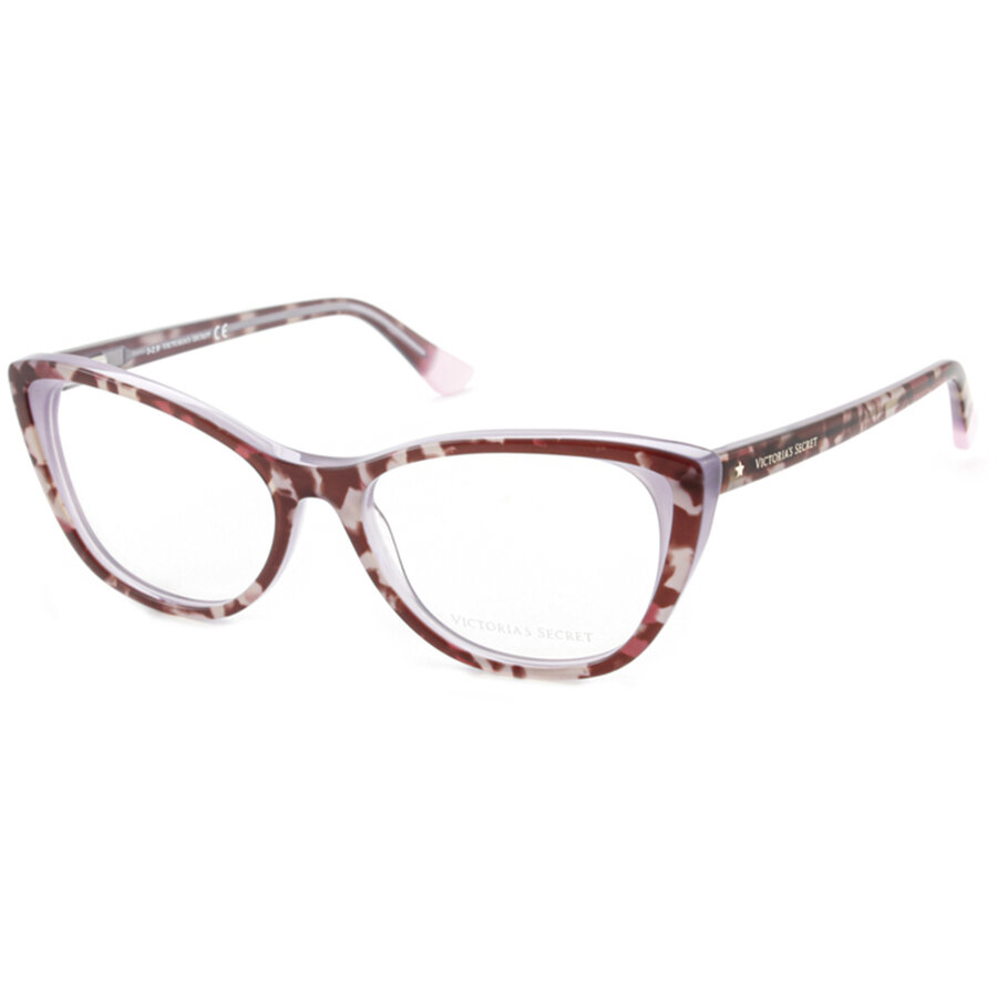 Rame ochelari de vedere dama Victoria’s Secret VS5009 052 Havana Cat-eye originale din Plastic cu comanda online
