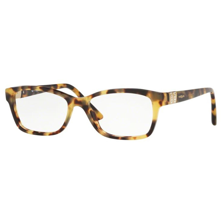 Rame ochelari de vedere dama Vogue VO2765B 2605 Rectangulare Havana originale din Plastic cu comanda online