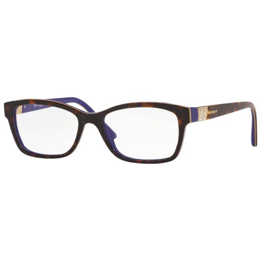 Rame ochelari de vedere dama Vogue VO2765B 2626 Rectangulare Havana originale din Plastic cu comanda online