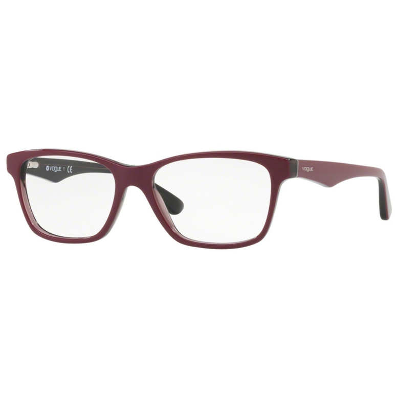 Rame ochelari de vedere dama Vogue VO2787 2584 Rosii Rectangulare originale din Plastic cu comanda online