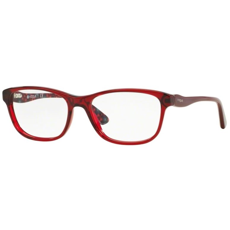Rame ochelari de vedere dama Vogue VO2908 2257 Rosii Ovale originale din Plastic cu comanda online