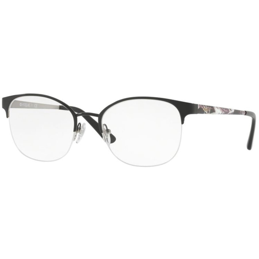 Rame ochelari de vedere dama Vogue VO4071 352 Negre Ovale originale din Metal cu comanda online